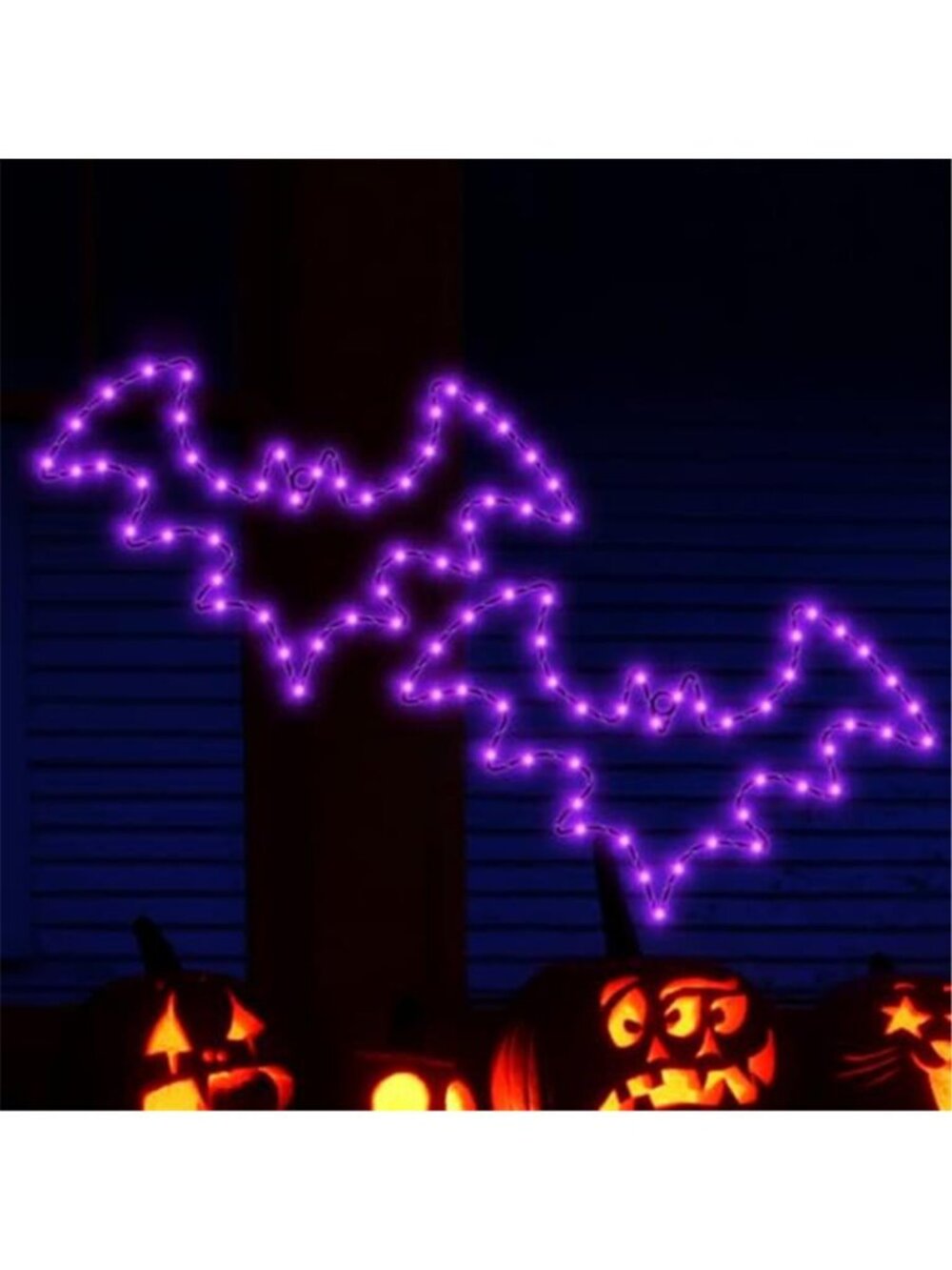 Halloween Window Lights, 2 Pack LED Waterproof Timer Indoor Decor